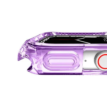 Itskins Spectrum Clear Case For Apple Watch 44/45Mm - Light Purple - Tashqila Itskins Spectrum Clear Case For Apple Watch 44/45Mm - Light Purple - Tashqila